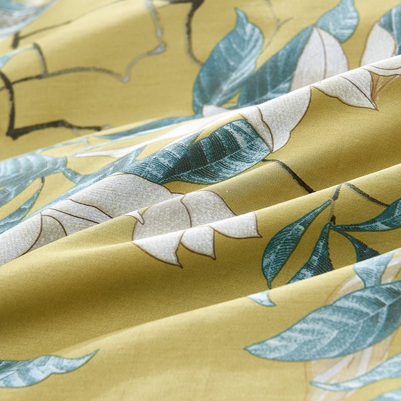 60 long - staple cotton printing four - piece suit - AmiraMart