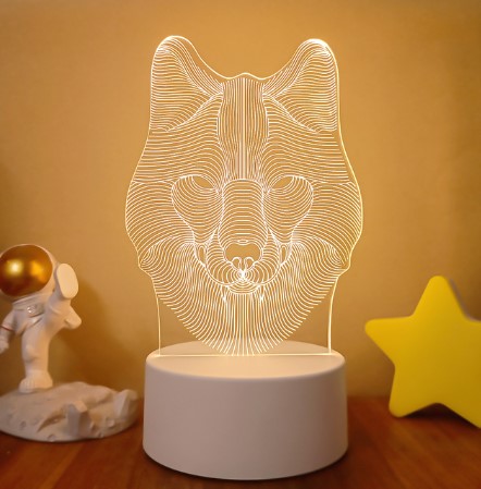 3D Lights Colorful Touch Remote Control LED Visual Lights - AmiraMart