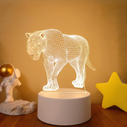 3D Lights Colorful Touch Remote Control LED Visual Lights - AmiraMart