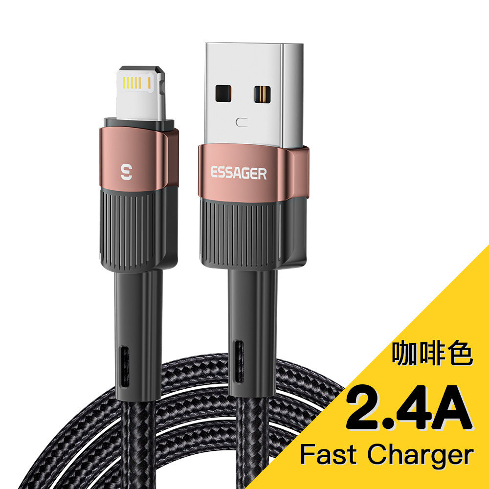 Essager charging cable with USB connector on a white background