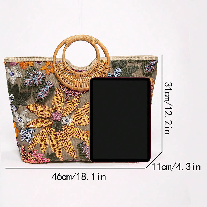 Women's Large Capacity Vintage Travel HandBag - AmiraMart