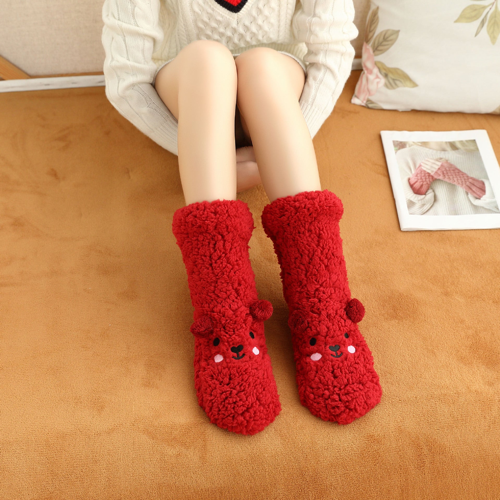 Cute Winter Floor Socks for Women - AmiraMart