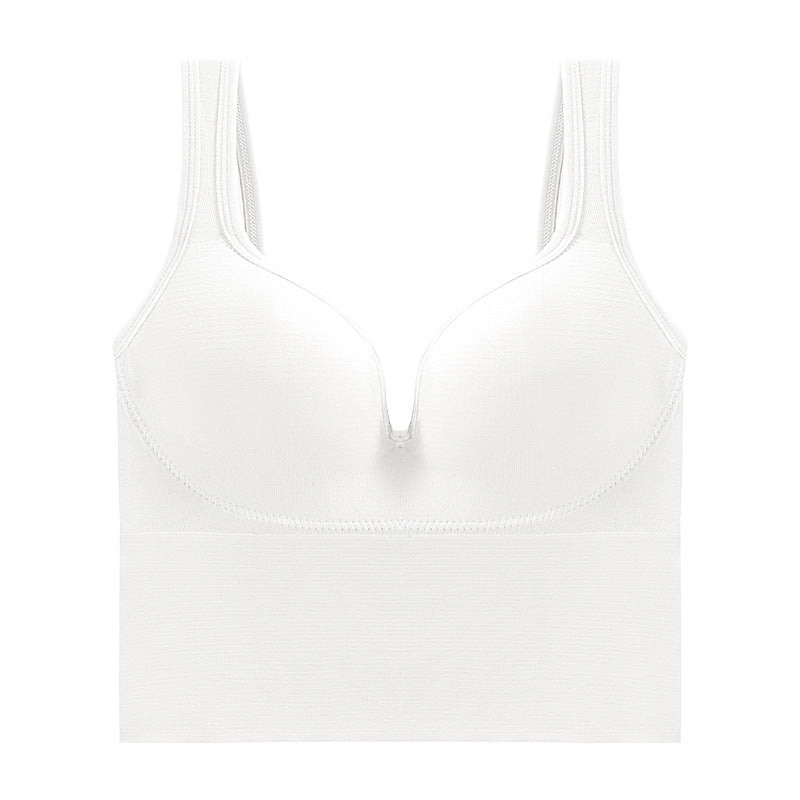 White tank top on a white background
