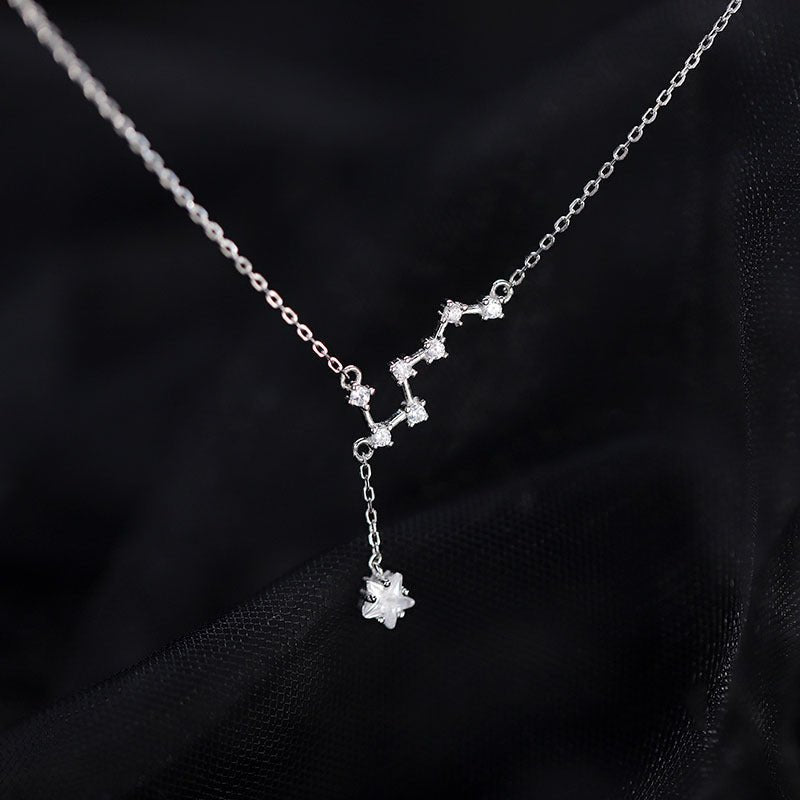 925 Sterling Silver Big Dipper Anklet - AmiraMart