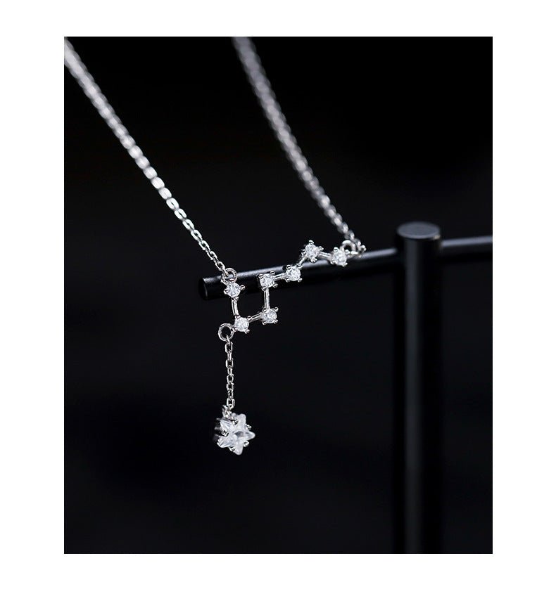 925 Sterling Silver Big Dipper Anklet - AmiraMart