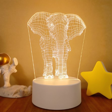 3D Lights Colorful Touch Remote Control LED Visual Lights - AmiraMart