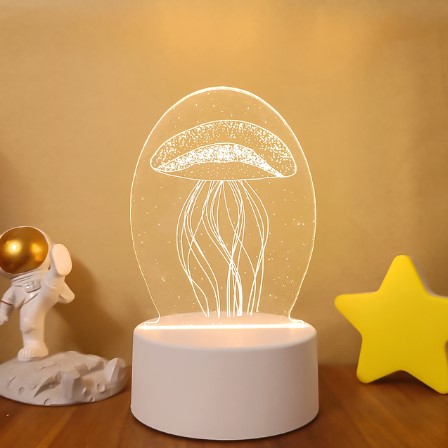 3D Lights Colorful Touch Remote Control LED Visual Lights - AmiraMart