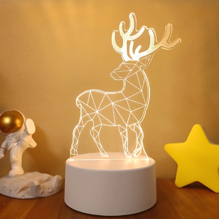 3D Lights Colorful Touch Remote Control LED Visual Lights - AmiraMart