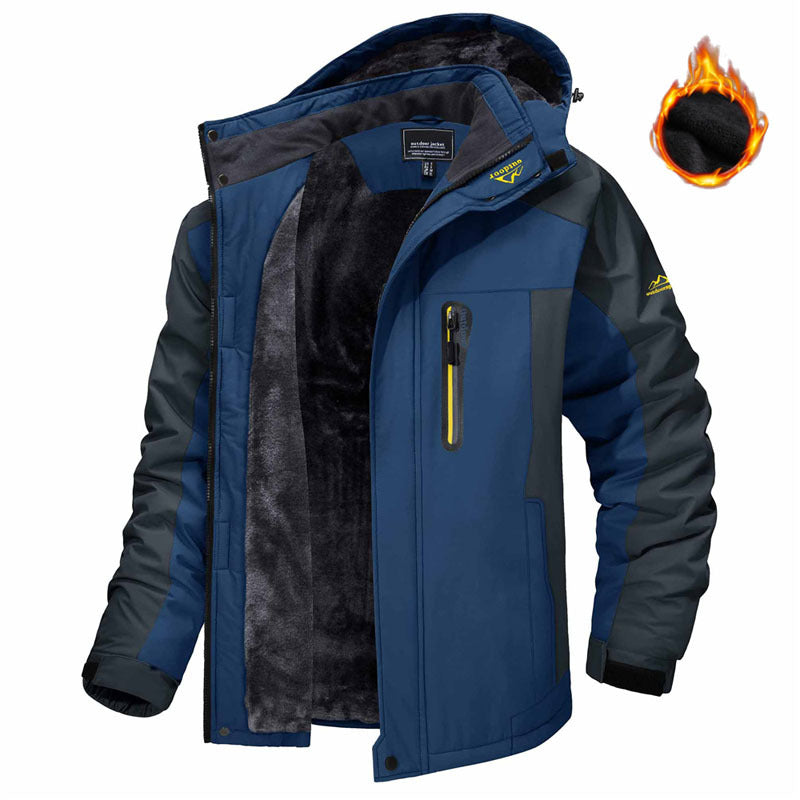 Casual Warm Fleece Coat Windproof Rainproof - AmiraMart
