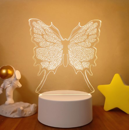 3D Lights Colorful Touch Remote Control LED Visual Lights - AmiraMart