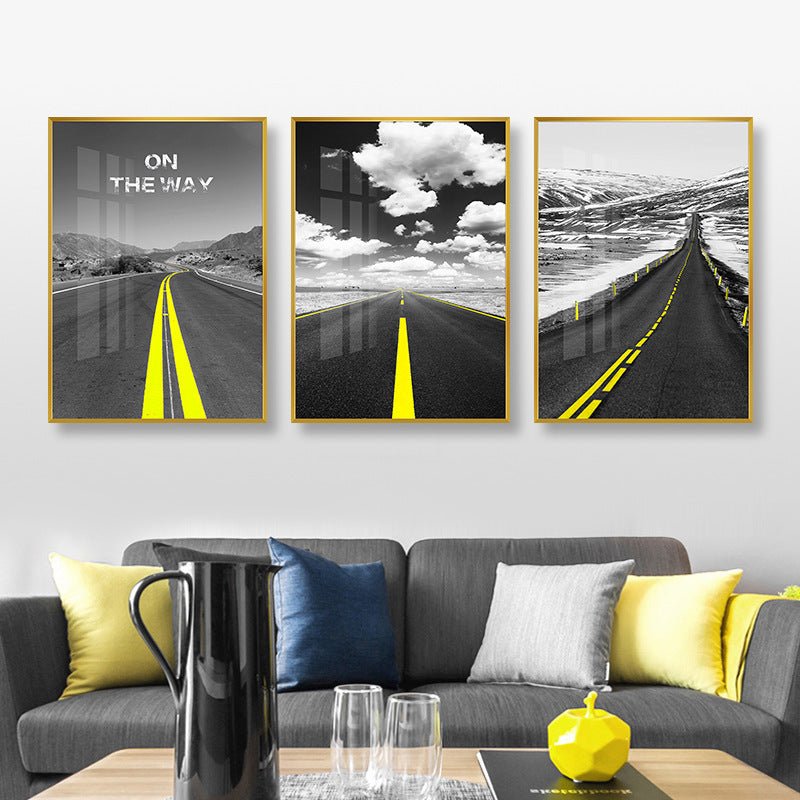 Abstract living room painting - AmiraMart
