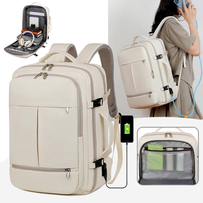 Multiple Pockets and Zippers Versatile Computer Bags - AmiraMart