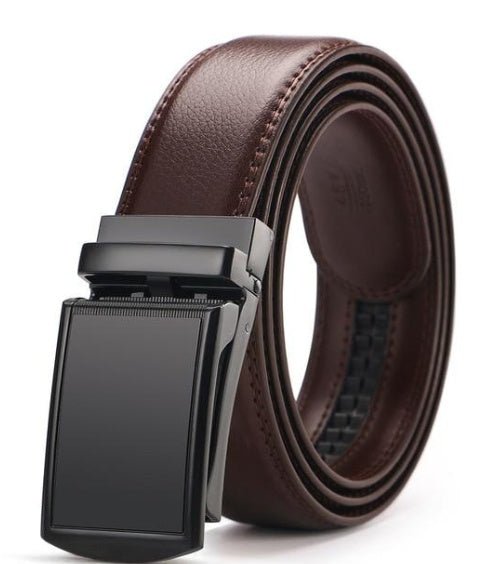 Adjustable Holeless Leather Belts - AmiraMart