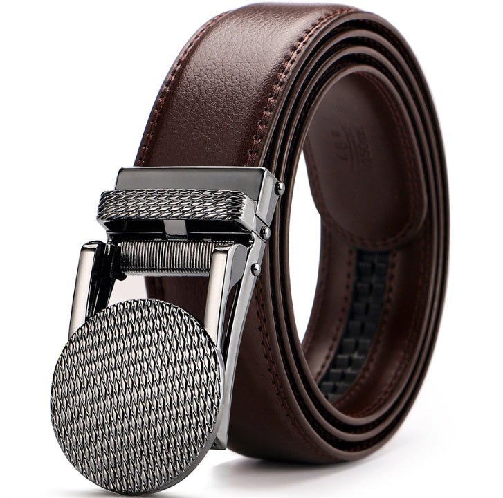 Adjustable Holeless Leather Belts - AmiraMart