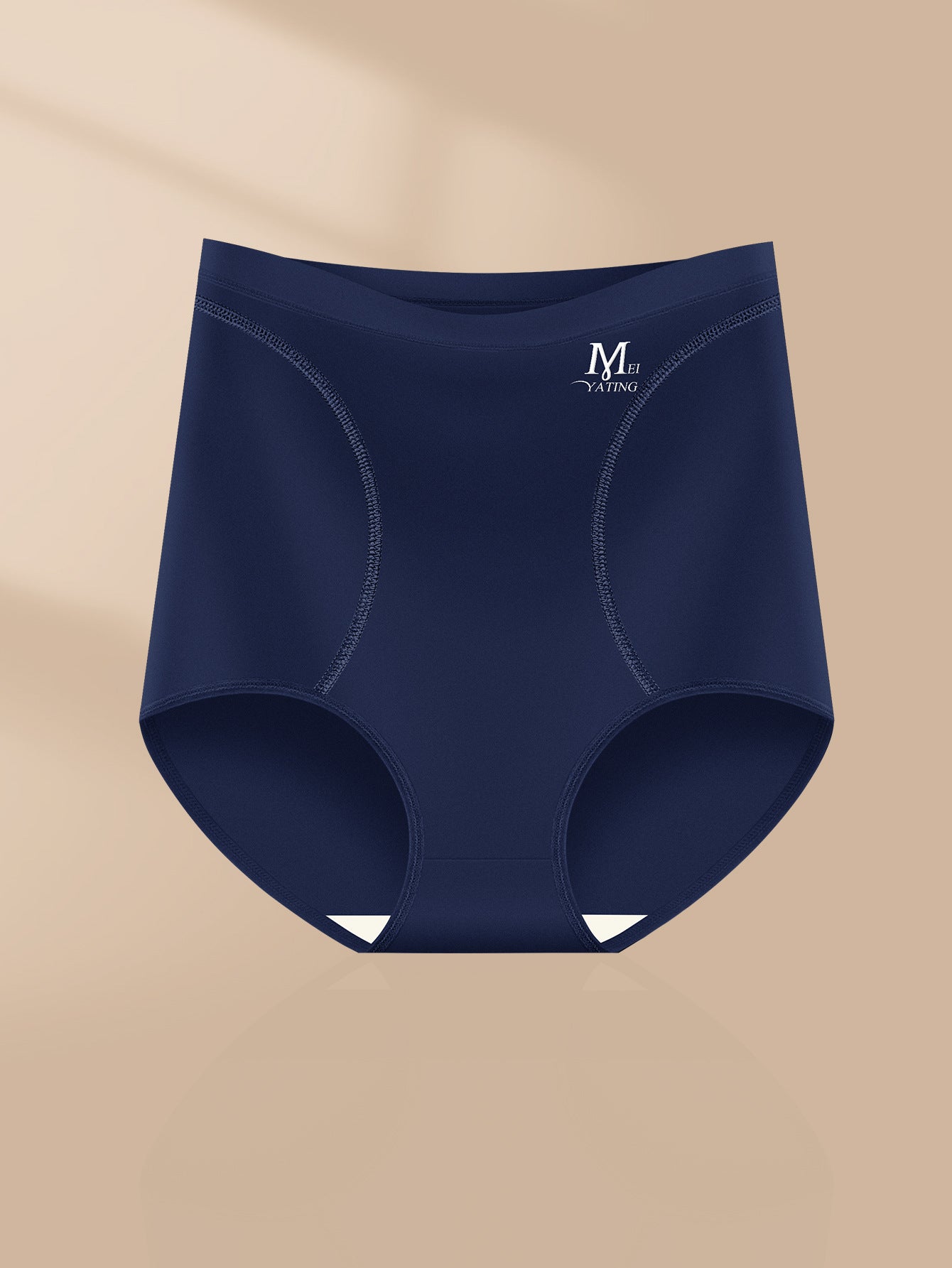 Milk Silk High Waisted Triangles Breathable Panties - AmiraMart