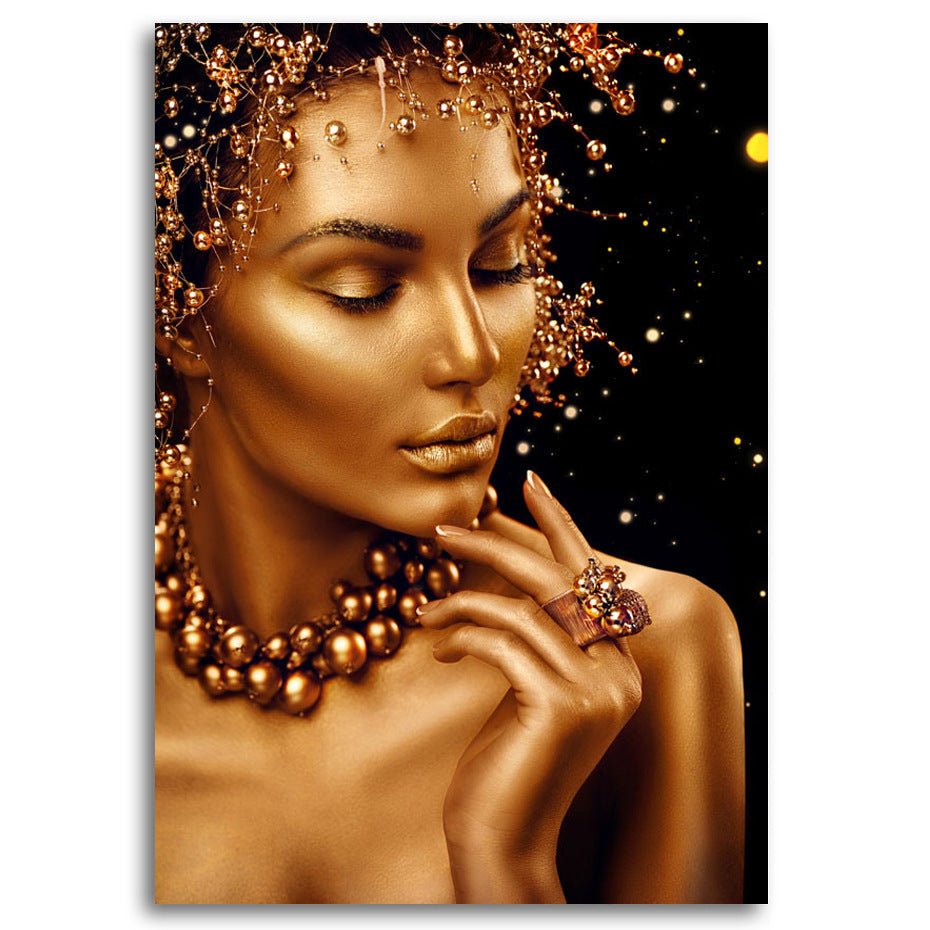 African Woman Hanging Painting - AmiraMart