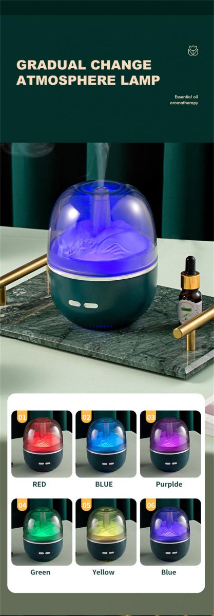 Air Humidifier Essential Oil Ultrasonic Aromatherapy Atomizer - AmiraMart