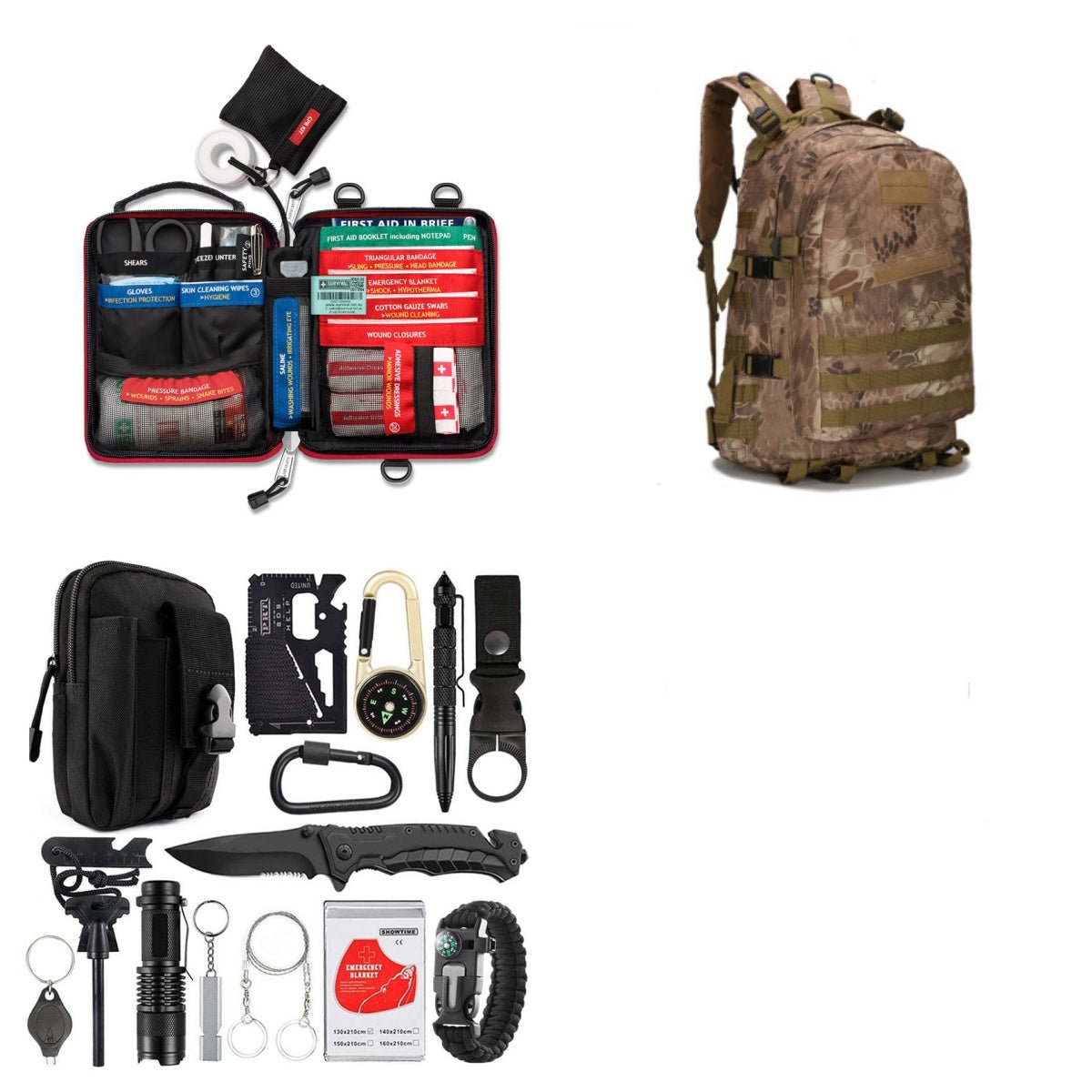 Wild Survival Equipment Sos Self - Defense Supplies - AmiraMart