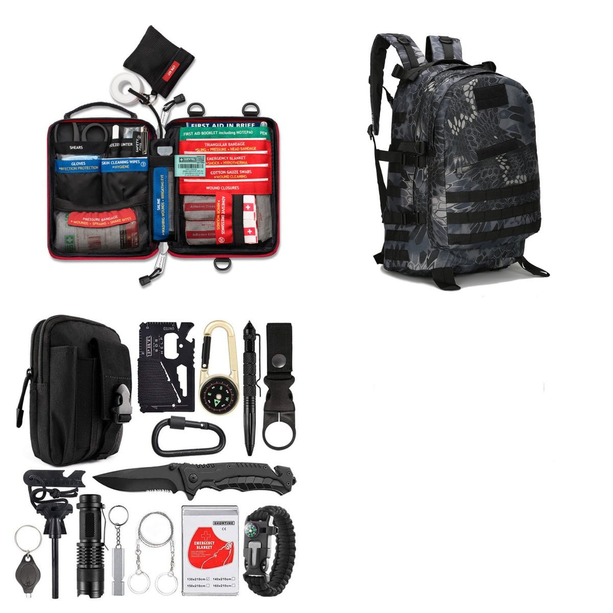 Wild Survival Equipment Sos Self - Defense Supplies - AmiraMart