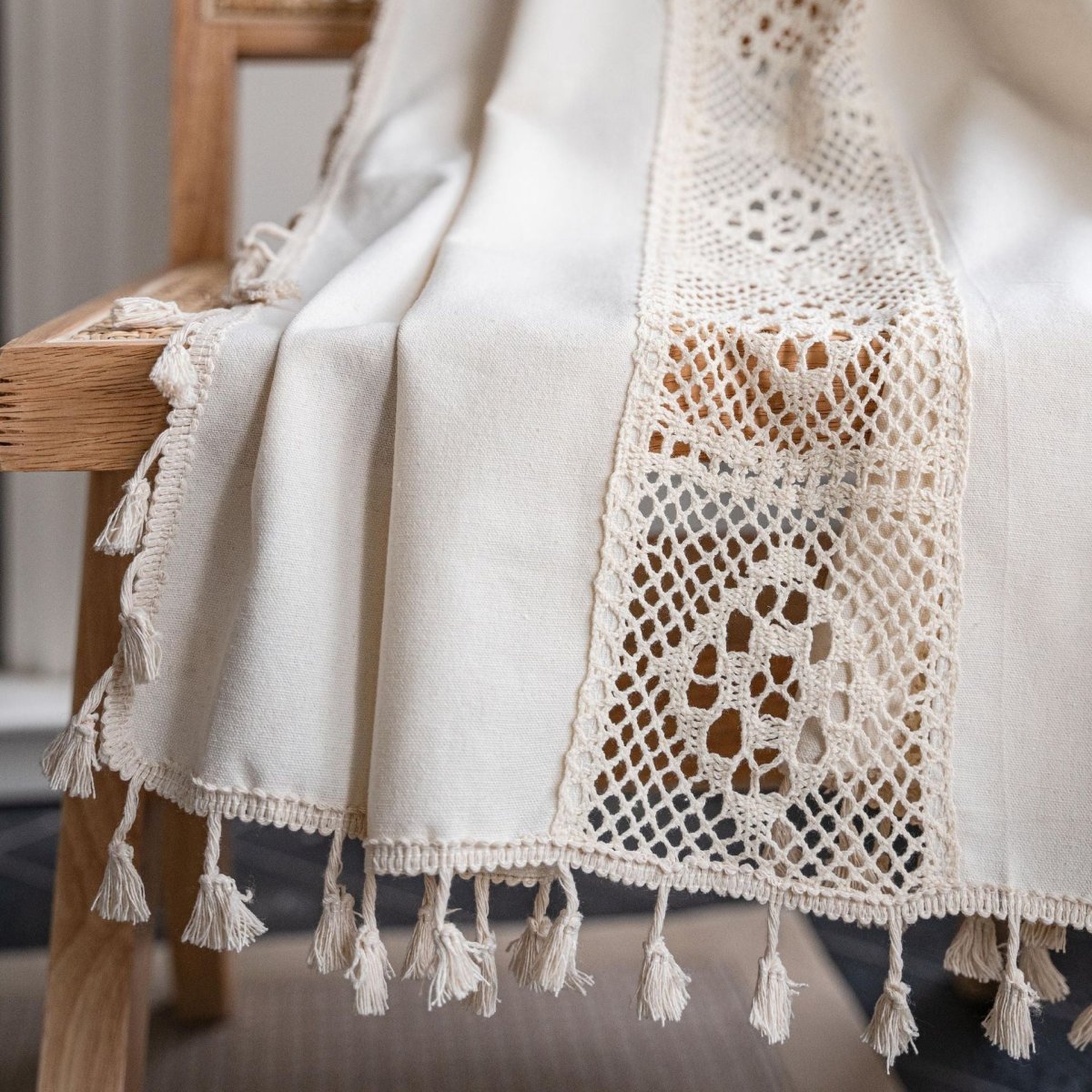 American Crochet Mesh Curtain - AmiraMart