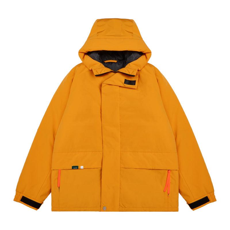 American Street Tide Brand Windproof Hooded Velcro Cotton Suit - AmiraMart