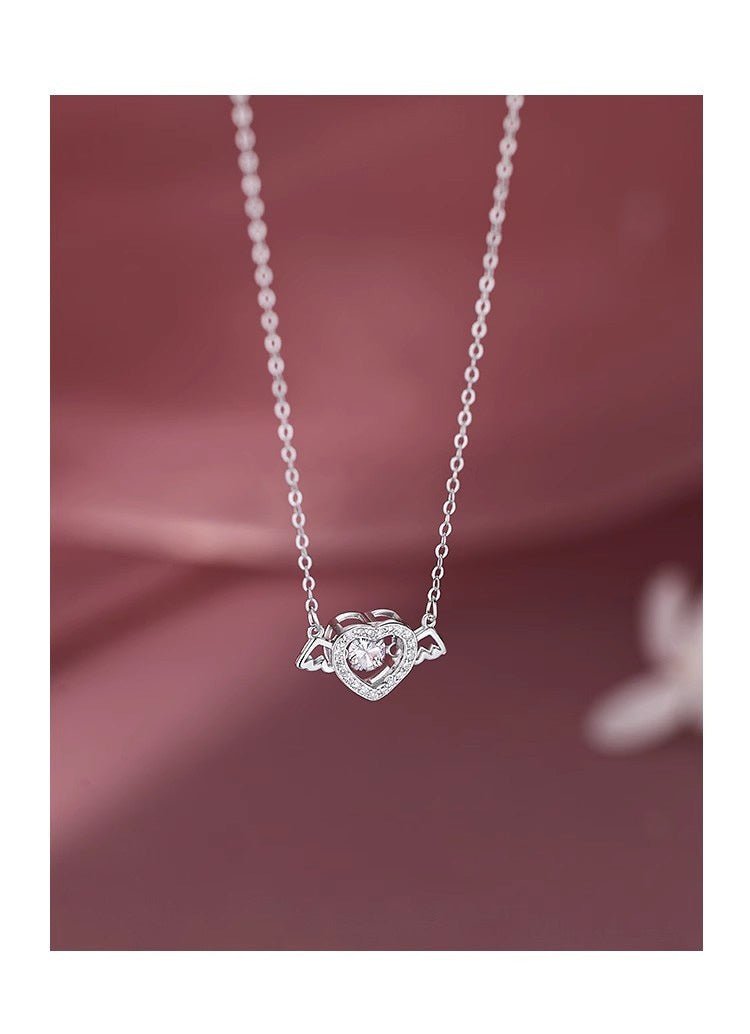 Angel Heart Necklace For Women - AmiraMart