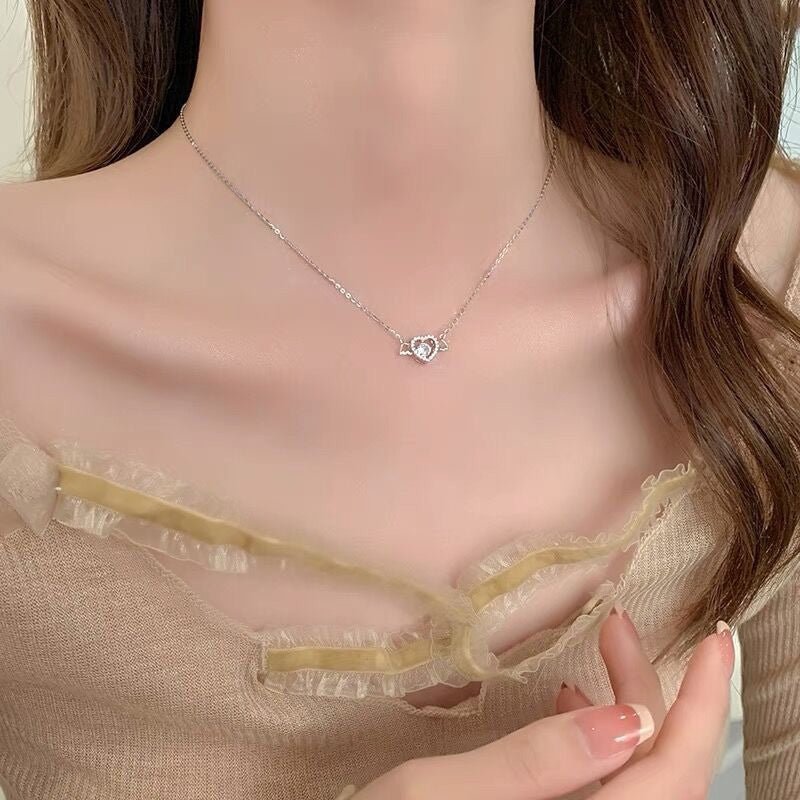 Angel Heart Necklace For Women - AmiraMart