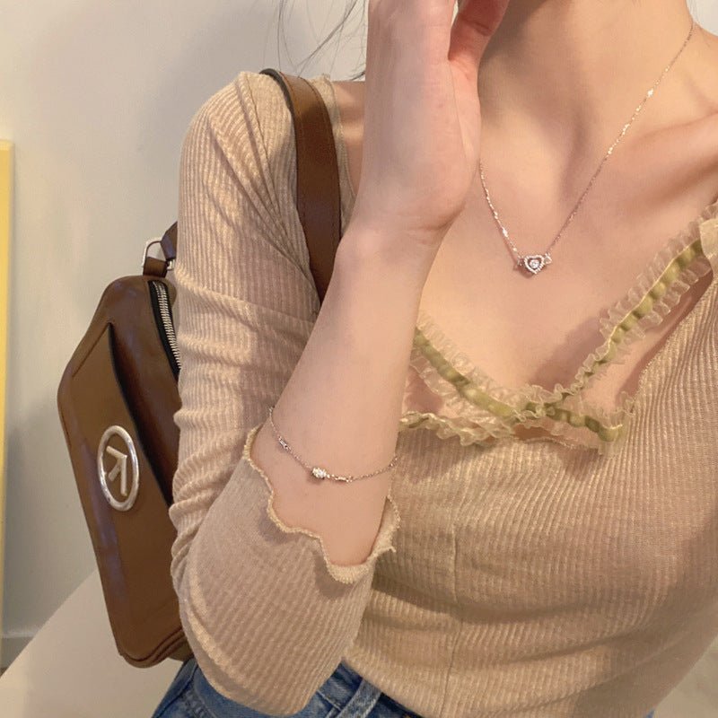 Angel Heart Necklace For Women - AmiraMart