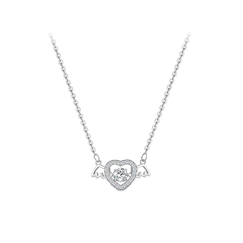 Angel Heart Necklace For Women - AmiraMart