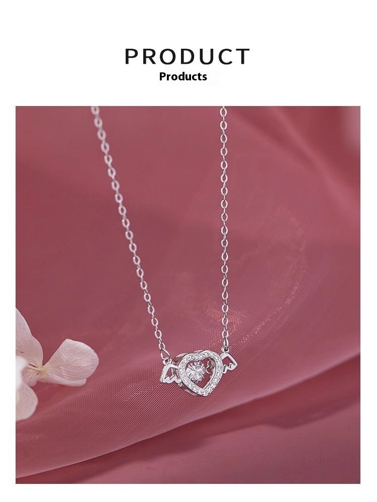 Angel Heart Necklace For Women - AmiraMart