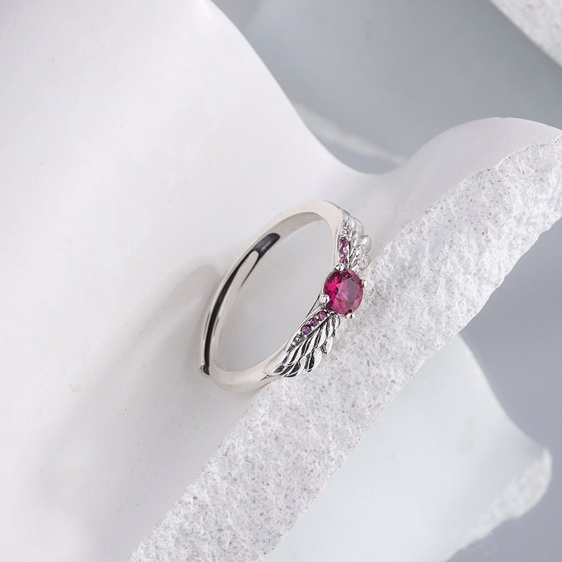 Angel's Wing Index Finger Ring Female - AmiraMart