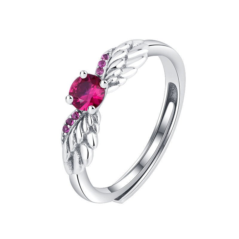 Angel's Wing Index Finger Ring Female - AmiraMart
