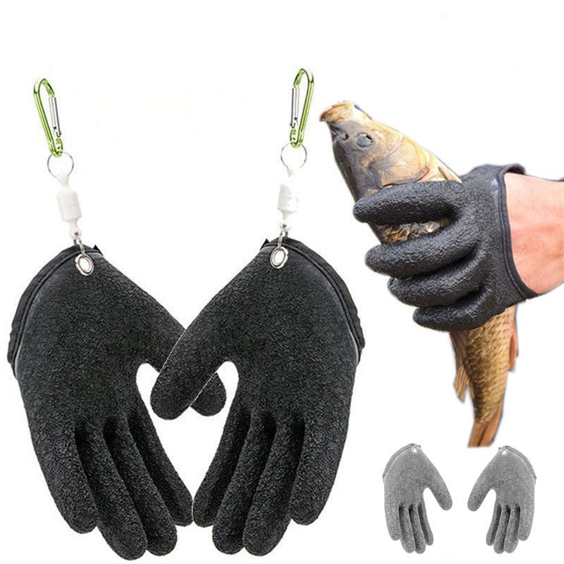 Anti - Slip Fishing Gloves – Puncture & Scrape Protection - AmiraMart