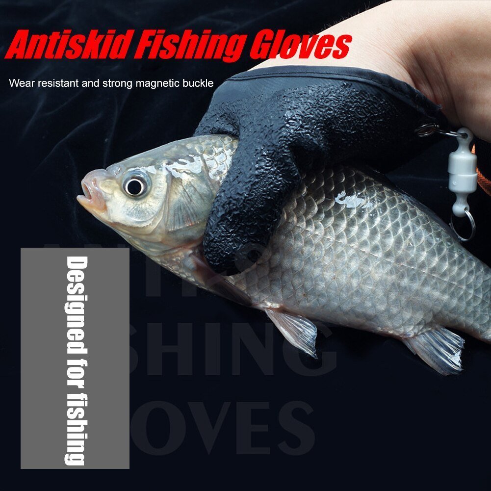 Anti - Slip Fishing Gloves – Puncture & Scrape Protection - AmiraMart