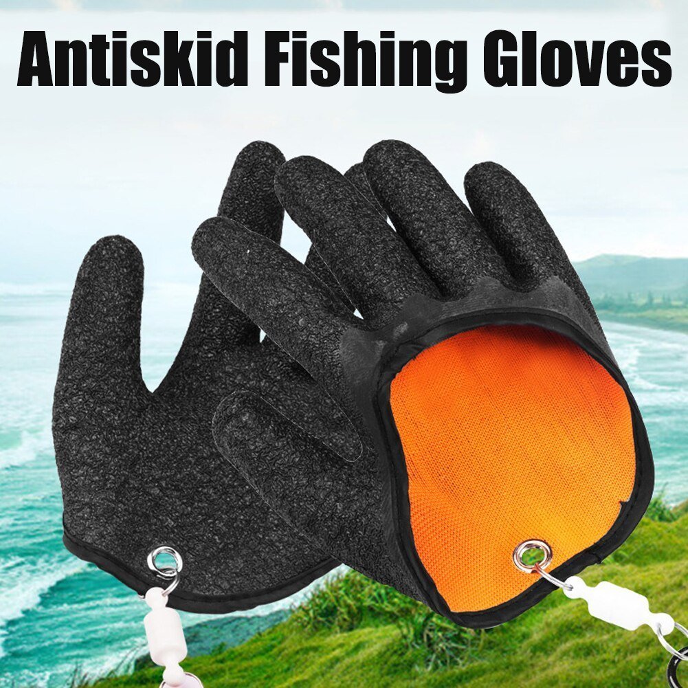 Anti - Slip Fishing Gloves – Puncture & Scrape Protection - AmiraMart