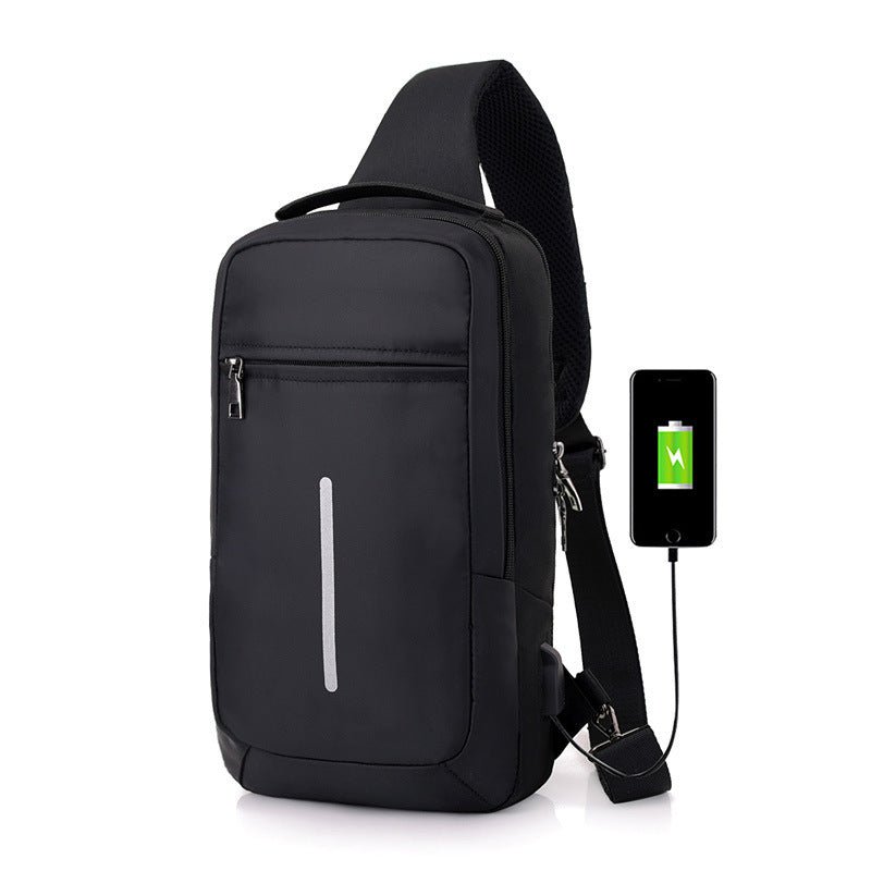 Anti - Theft Chest Bag – USB Charging & Secure - AmiraMart