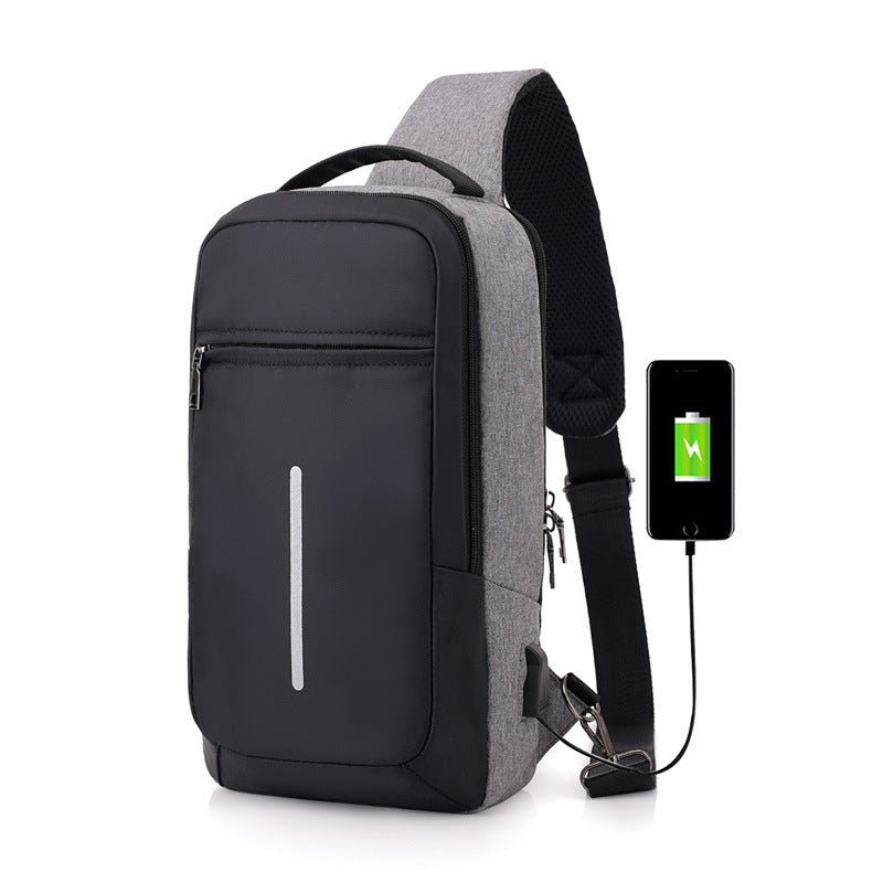 Anti - Theft Chest Bag – USB Charging & Secure - AmiraMart