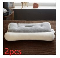 Anti - traction Soybean Fiber Pillow Neck Protection Pillow Simple Health Comfort - AmiraMart