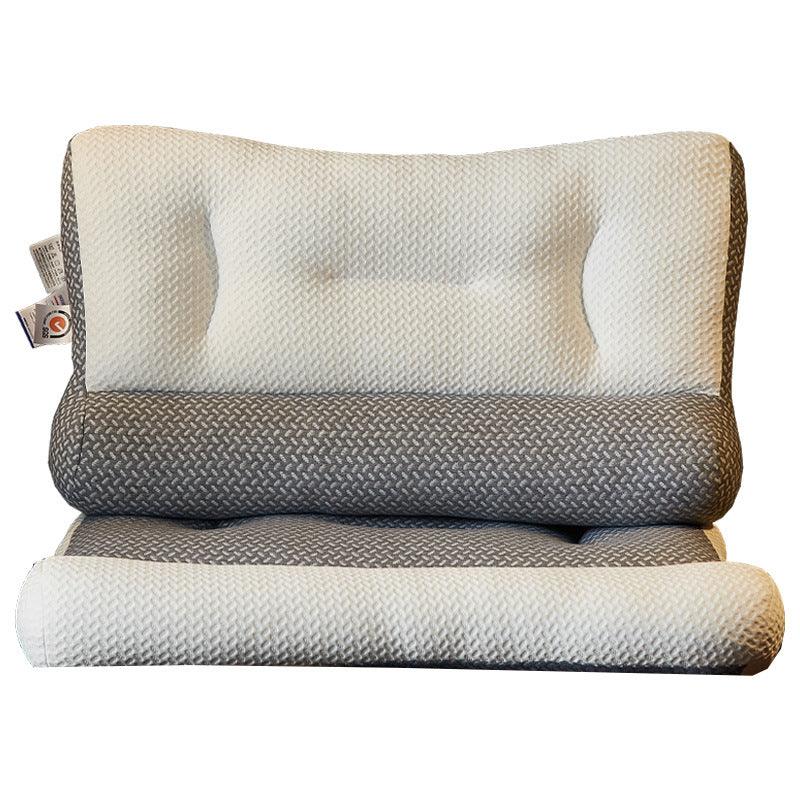 Anti - traction Soybean Fiber Pillow Neck Protection Pillow Simple Health Comfort - AmiraMart