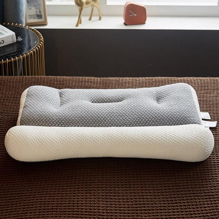 Anti - traction Soybean Fiber Pillow Neck Protection Pillow Simple Health Comfort - AmiraMart