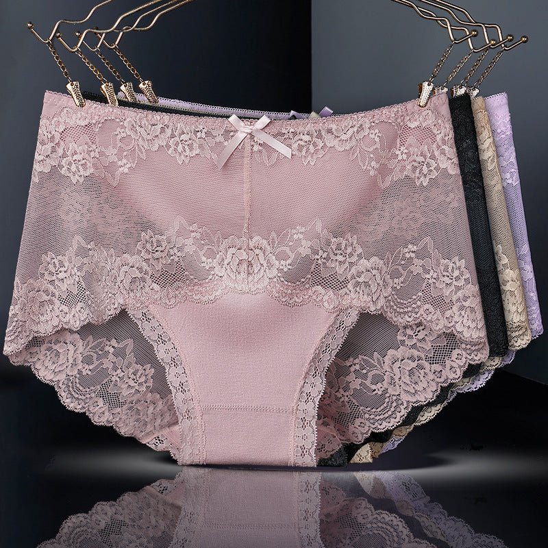 Antibacterial Crotch Sexy Lace Underwear - AmiraMart