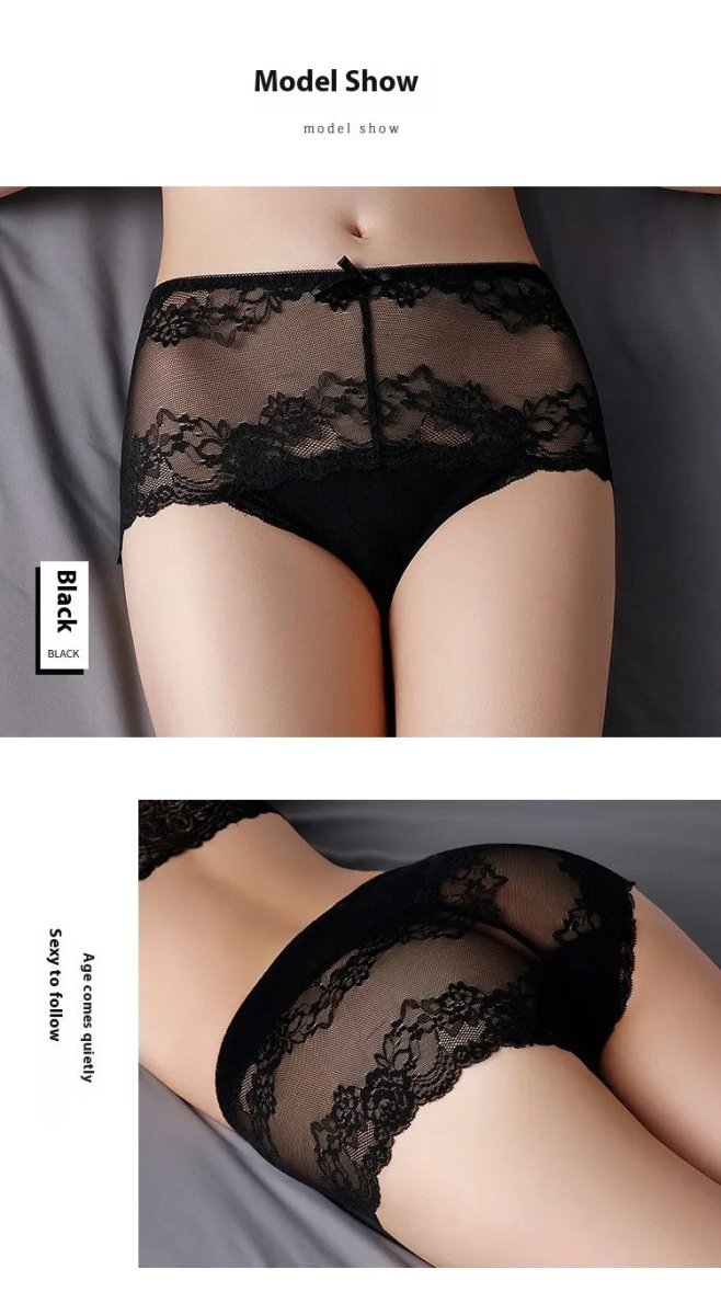 Antibacterial Crotch Sexy Lace Underwear - AmiraMart