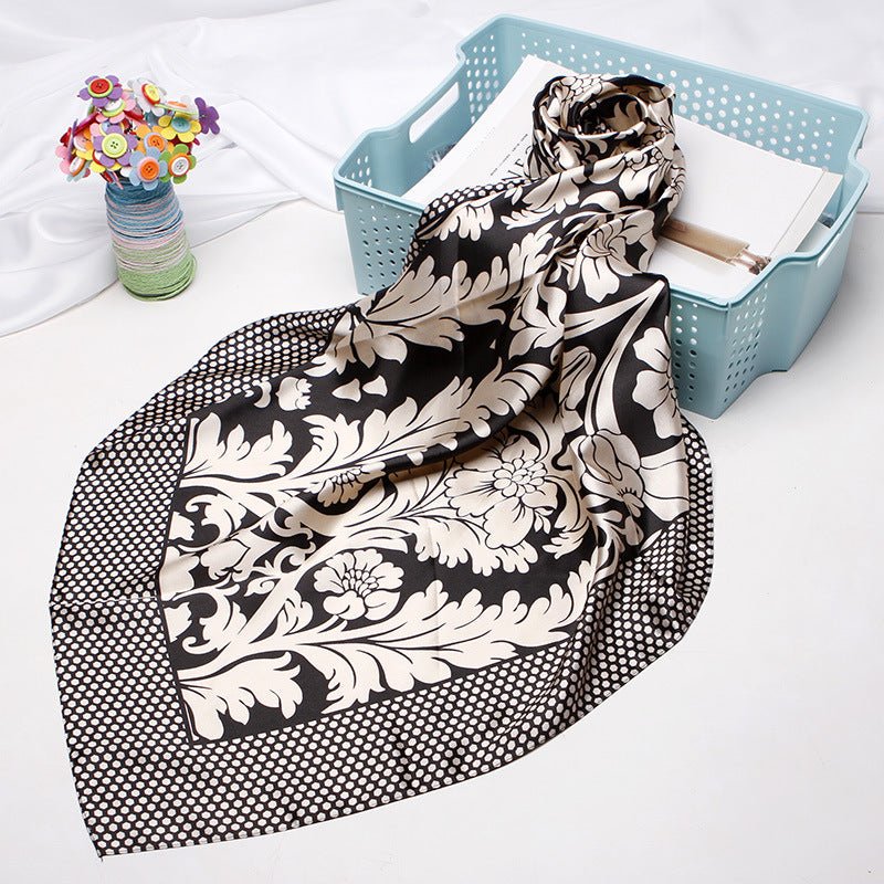 Artificial Silk Small Square Towel Style - AmiraMart