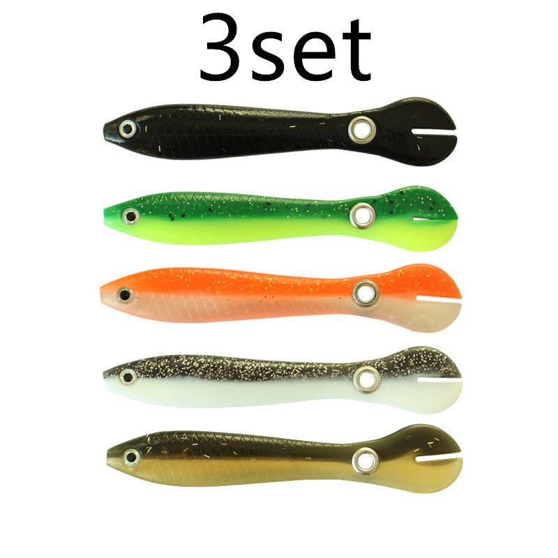 Artificial Swimming Soft Fishing Bait For Bass Trout Pike Spring Autumn - AmiraMart
