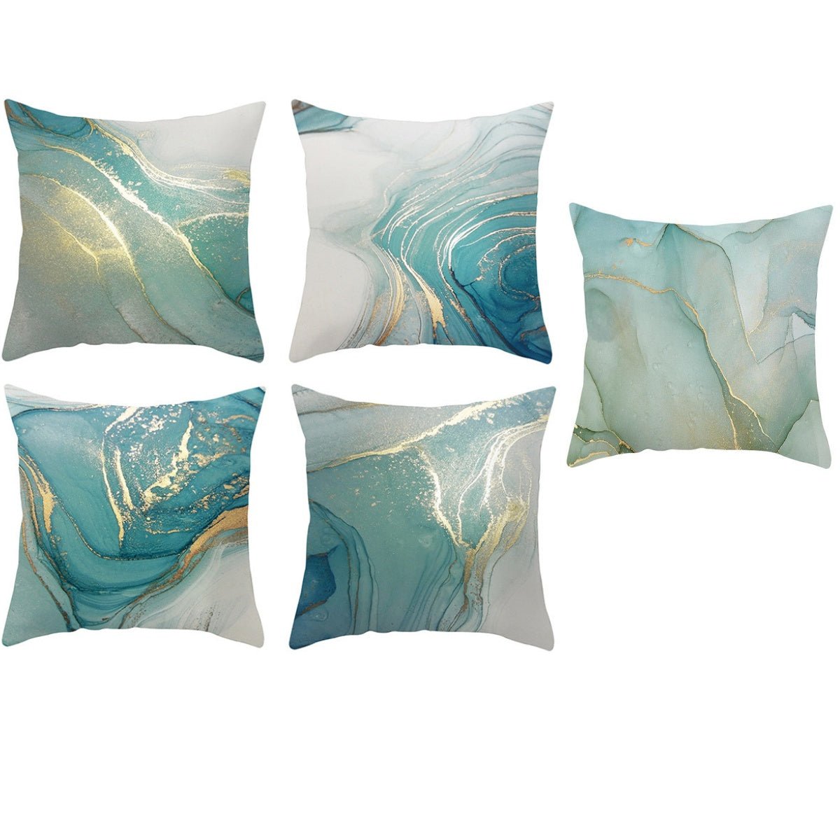 Artist Residence Office Ink Pattern Abstract Decorative Pillow Cover - AmiraMart