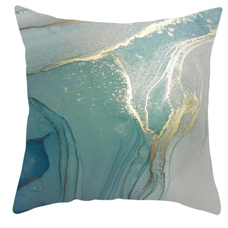 Artist Residence Office Ink Pattern Abstract Decorative Pillow Cover - AmiraMart
