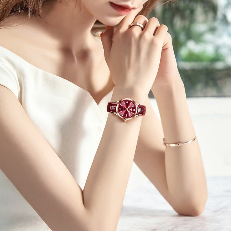 Automatic Delicate Small Dial Waterproof Quartz Watch - AmiraMart