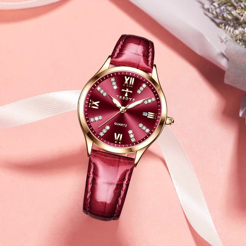 Automatic Delicate Small Dial Waterproof Quartz Watch - AmiraMart