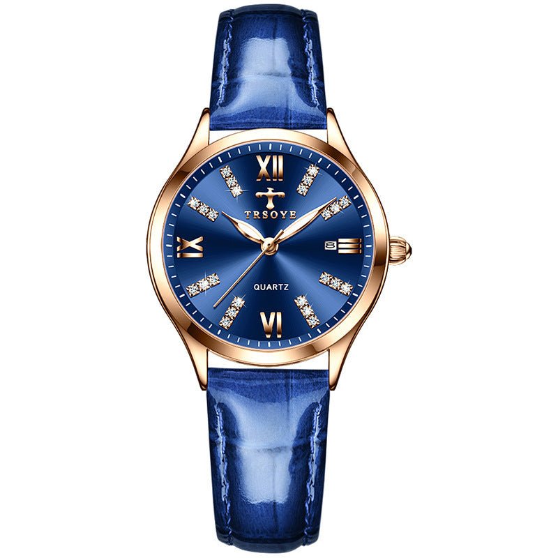 Automatic Delicate Small Dial Waterproof Quartz Watch - AmiraMart
