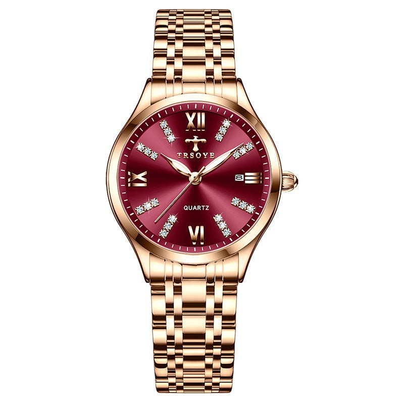 Automatic Delicate Small Dial Waterproof Quartz Watch - AmiraMart